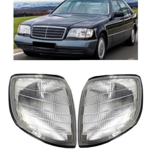 L+R Front Turn Signal Corner Light Replace for Mercedes-Benz W140 1991-1998 - Picture 1 of 6