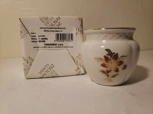Zsolnay Vintage Hand Painted Porcelain Floral Vase with Gold trim 2006 - Picture 1 of 9