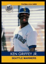 1991 Playball U.S.A. #91-1 Ken Griffey Jr. Seattle Mariners