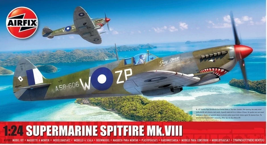 Airfix A17002 Supermarine Spitfire Mk.VIII 1/24 - Image 1 of 1