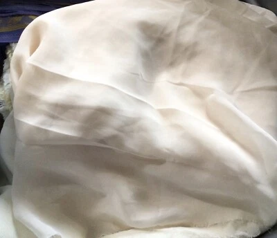 light pink sheer fabric 66 inches wide by 3 yards - Image 1 of 2