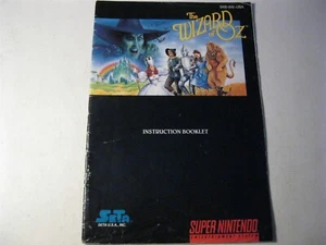 The Wizard Of Oz Super Nintendo SNES nur Bedienungsanleitung - Bild 1 von 2