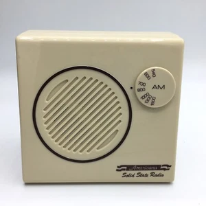 Americana Solid State Table AM Radio 9 Volt Vintage Retro Works! - Picture 1 of 7