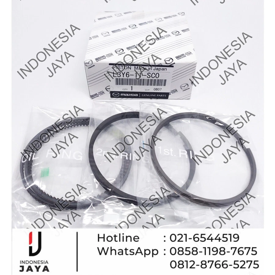 Anillo de pistón de motor OEM 87,5 mm compatible con Mazda 2,3 L 3 5 6 8 2010-2011 L3Y6-11-SC0 Foto 1 de 1