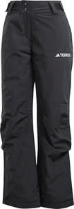 Adidas Terrex Techrock 3 Layer Nylon Snow Skiing Pants Black Womens Sz Large NEW - Picture 1 of 12