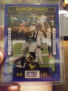 2023 SCORE FOOTBALL SP SHOWCASE  #2 DAMEON PIERCE HOUSTON TEXANS /100