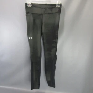 Leggings de compresión Under Armour tiro medio correr entrenamiento estampado gris pequeño - Imagen 1 de 15