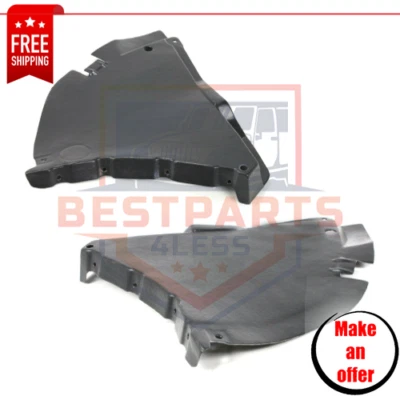 NEW Set of 2 Front Left & Right Fender Liners for 2003-2006 Mercedes-Benz SL500 - Изображение 1 из 4