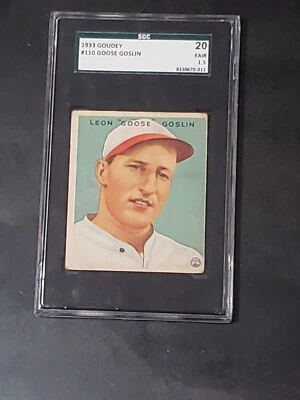 1933 leon goose goslin sgc 1.5 - Image 1 of 4