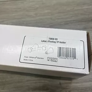 DELTA 73850-SS Lahara Pivoting Toilet Paper Holder, Brilliance Stainless READ - Picture 1 of 3