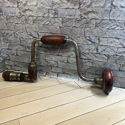 Herramienta Mecanismo de Bloqueo Taladro Manual Trinquete Soporte Mohawk Shelburne De Colección EE. UU. Foto 1 de 4