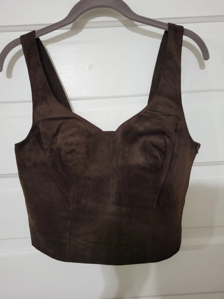 Blusa Top Para Mujer Y2k Años 90 Cache Gamuza M Foto 1 de 4