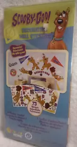 2007 Scooby-Doo Self Stick Accent 73 Stickers Removable Reusable baseball theme - Picture 1 of 4
