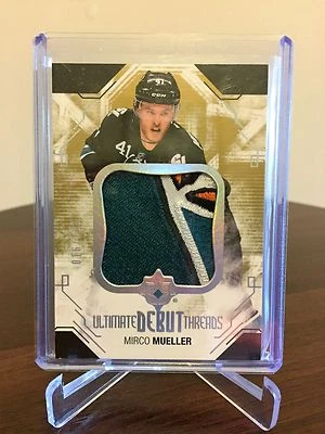 2014-15 Mirco Mueller UD Ultimate Collection Debut Threads 16/100 - Image 1 of 2