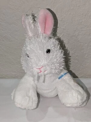 Webkinz Lil'Kinz White Rabbit 7" Long  Code HM 078 Unused. Has Tags - Image 1 of 4