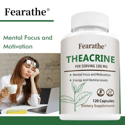 FEARATHE Capsule Teacrine – Promuove una mente calma e chiara, la salute del cervello