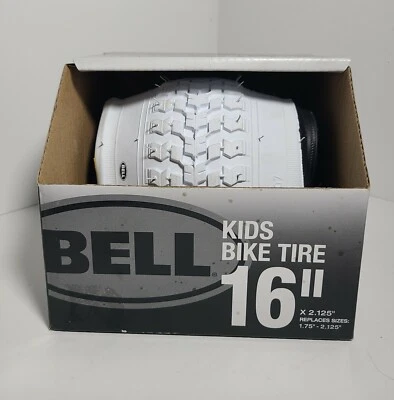Bell  Kids 16" X 2.125" Bike Tire - White - Max 35 PSI - Image 1 of 3