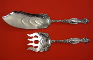Frontenac by International Sterling Silver Fish Serving Set 2 Piece FH AS 12" - Picture 1 of 2