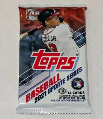 💎 [1x PACK] 2021 Topps Update Series Hobby Box Pack SKUBAL CHISHOLM CROCHET RCs - Image 1 of 4