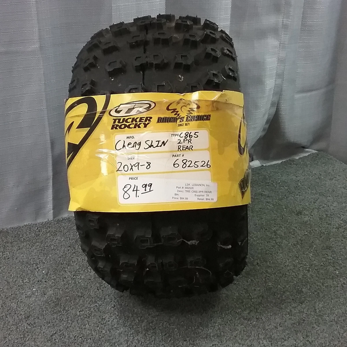 NEW CHENG SHIN 682526 ATV C865 TUBELESS REAR TIRE 20X9-8 | eBay