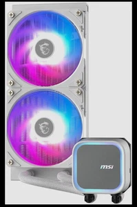 MSI MAG CoreLiquid A13 240 White - Liquid CPU Cooler - RGB - Brand New Sealed - Picture 1 of 8