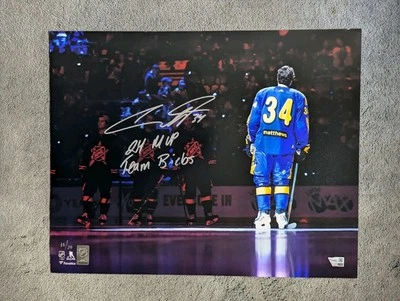 Auston Matthews Toronto Maple Leafs Signed Autograph 16x20 2024 ASG Photo LE 24 - Image 1 of 4