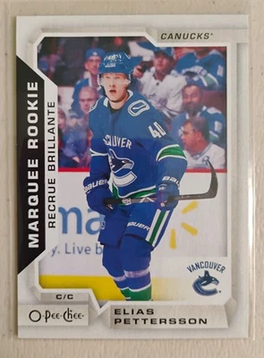 18 19 O PEE CHEE MARQUEE ROOKIE ELIAS PETTERSSON #611 - Image 1 of 2
