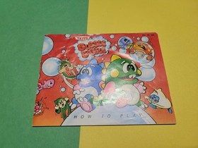 Nintendo NES Manual Only Bubble Bobble NES-B2-USA