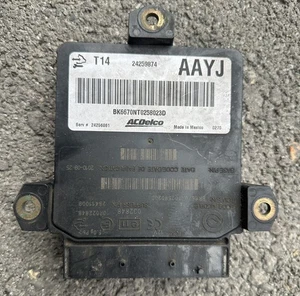 09-15 CHEV GMC DURAMAX TCM 24259874 TRANSMISSION CONTROL MODULE T14 ALLISON 6SPO - Picture 1 of 3