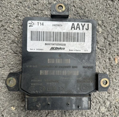 09-15 CHEV GMC DURAMAX TCM 24259874 TRANSMISSION CONTROL MODULE T14 ALLISON 6SPO - Image 1 of 3