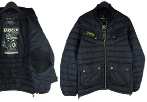 Giubbotto Uomo Barbour International Aviemore Trapuntato Nero Giacca Sportivo Taglia M - Foto 1 di 24