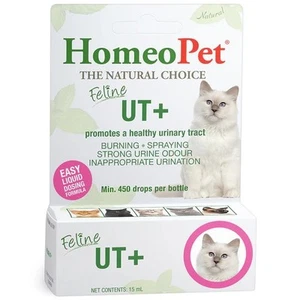 HomeoPet Feline UT+ Natural Liquid Supplement 15mL - Picture 1 of 6