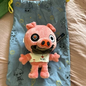 RARE Makeship Dark Deception Hangry The Pig Plush Only 679 Made NEW - Picture 1 of 4