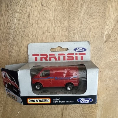 MATCHBOX MB 60 NUEVO FORD TRANSIT ROJO MOTORSPORT caja abierta pero nunca usado  Foto 1 de 2