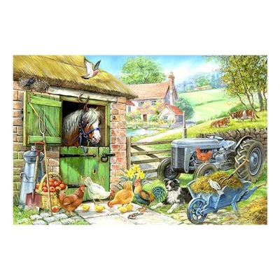 The House of Puzzles, Down On The Farm, BIG 250 Piece Jigsaw Puzzle - Image 1 of 4