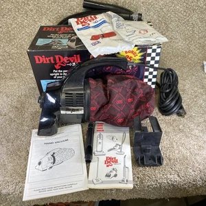 Dirt Devil Royal 500 Series Hand Vac 25' Cord W Attachments Small Vacuum & Box - Picture 1 of 13