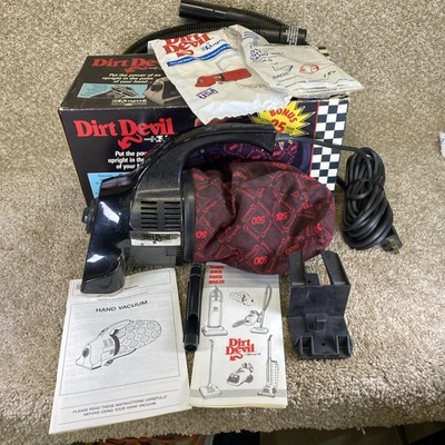 Dirt Devil Royal 500 Series Hand Vac 25' Cord W Attachments Small Vacuum & Box - Image 1 of 4