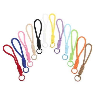  12 Pcs Woven Jewelry Materials Braided Lanyard Kit Colored Phone Wrist Strap - Bild 1 von 4