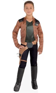 STAR WARS HANS SOLO BOYS 8 - 10 HALLOWEEN COSTUME DRESS UP DISNEY NEW - Picture 1 of 2