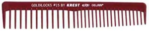 Krest Professional hair comb 15 6 1/2" 1pc Burgundy - Picture 1 of 1