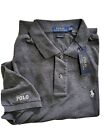 Polo Ralph Lauren Mens Grey Classi  Fit Short Sleeve Polo Shirt, Large New With