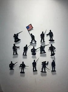 Army Men From The Civil War Approximately 2.25” Tall 14 Pieces Total - Picture 1 of 9