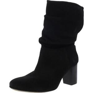 FatFace Womens Meridith Mid Black Block Heel Boot Shoes 40 Medium(B,M)  6095