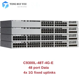 Brand new C9300L-48T-4G-E cisco Catalyst 9300 48-port 4X10G Network Essentials - Picture 1 of 7