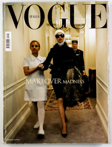 Linda Evangelista MAKEOVER MADNESS Steven Meisel PETER LINDBERGH ~ Vogue Italia