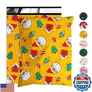 Jowlroel Christmas Poly Mailer - 12x15.5 Inch, Waterproof Shipping Bags - 50 - Picture 1 of 5