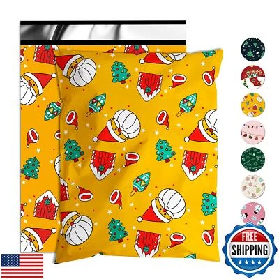 Jowlroel Christmas Poly Mailer - 12x15.5 Inch, Waterproof Shipping Bags - 50  - Image 1 of 4