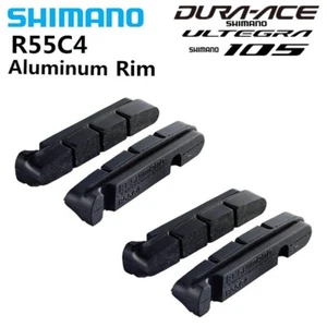 PASTILLAS DE FRENO DE BICICLETA DE CARRETERA SHIMANO R55C4 DURACE ULTEGRA 105 (2 pares) - Imagen 1 de 6