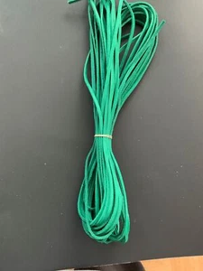 RAWLINGS/TANNERS PREMIUM LEATHER GLOVE LACE 1/4" BY 72" GREEN - Picture 1 of 1