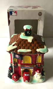 MLB Ltd Edition Village Collection Philadelphia Phillies Firehouse Christmas NIB - Picture 1 of 20